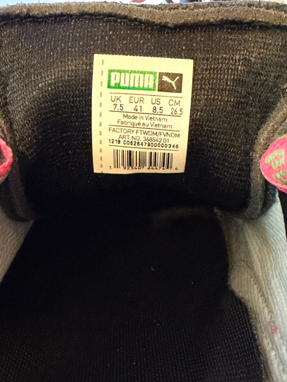 Puma Clyde 1973 South Beach Miami 36854201 Teal & Hot Pink Sneakers 80s Retro - Picture 9 of 10